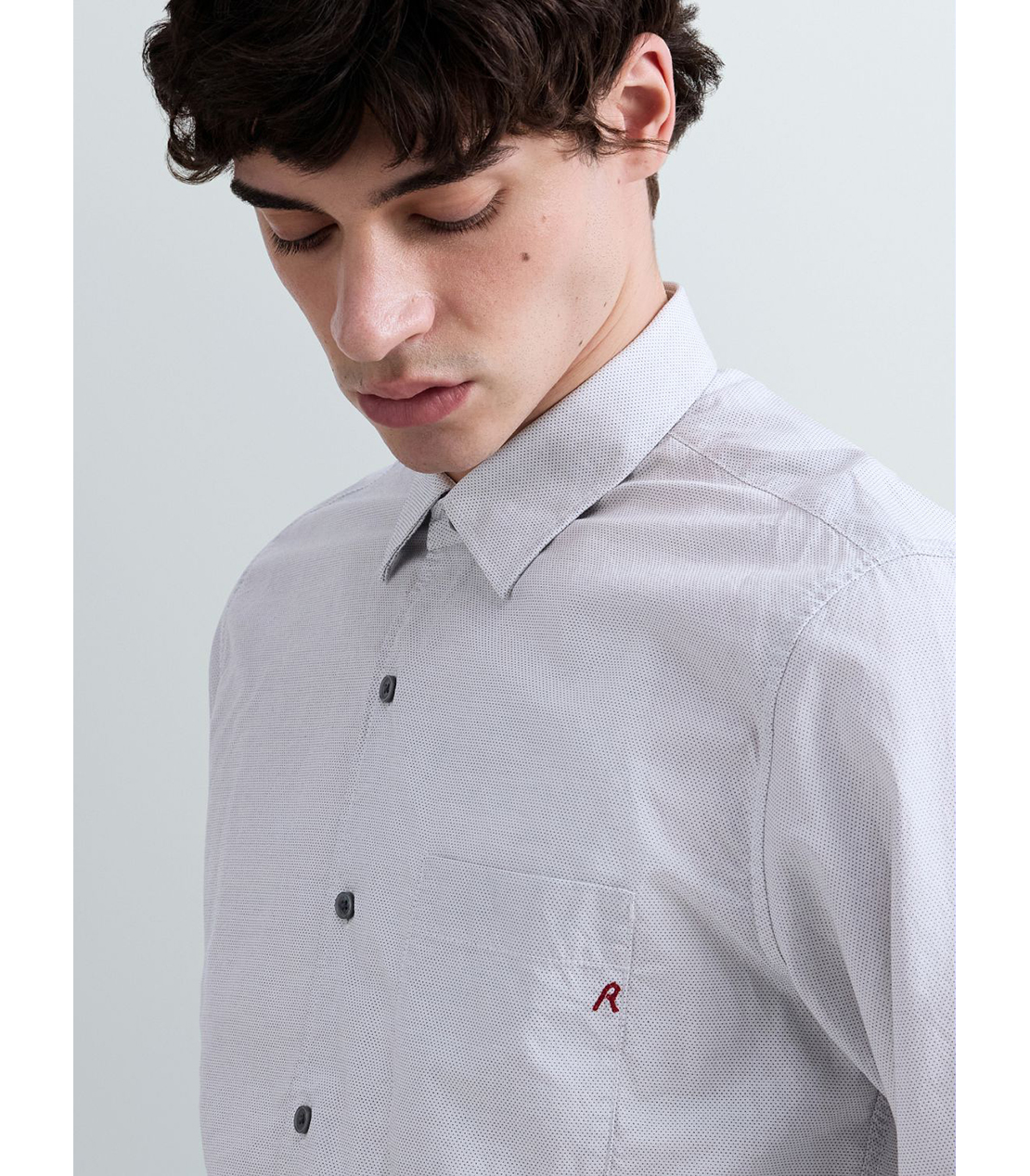 コットンドビーシャツ 詳細画像 ライトグレー 7